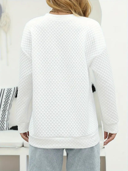 Autumn Winter New Women's Waffle-Weave Long-Sleeve